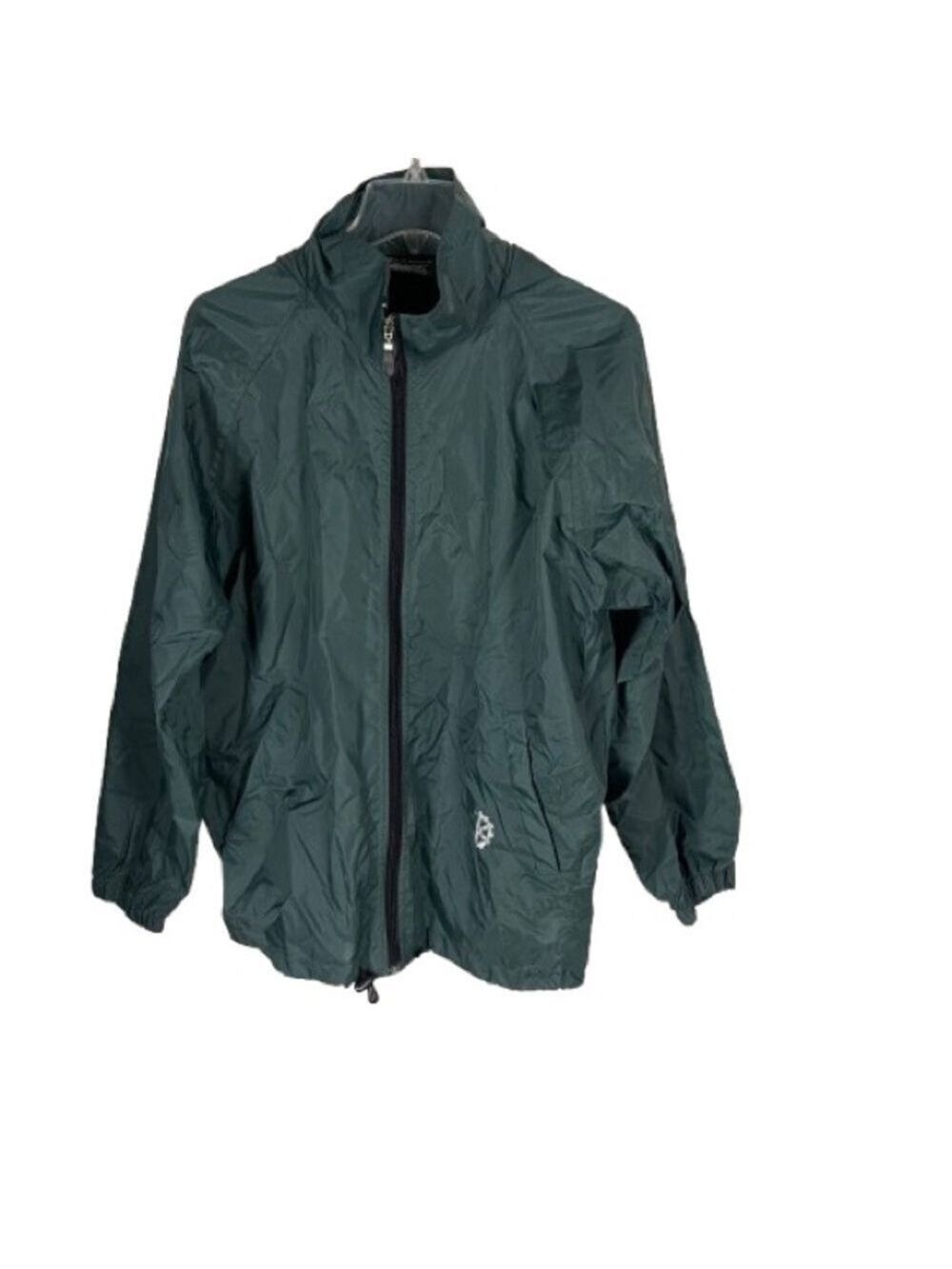 Men’s Cersa Ultra Lightweight Outdoor Windbreaker Green Jacket Size Medium!